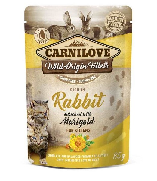 Carnilove Pouch Rabbit Kitten 85 gr