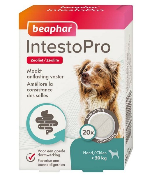 IntestoPro Hond vanaf 20 kg 20 tabletten